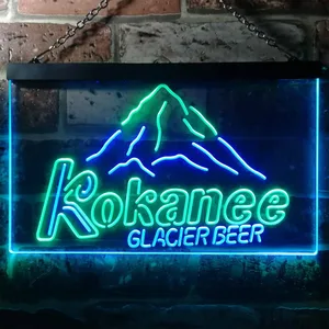 Kokanee Beer - Mountain Neon-Like LED Sign