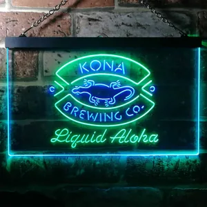 Kona Brewing Co. Logo 1 Neon-Like LED Sign