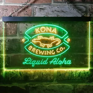Kona Brewing Co. Logo 1 Neon-Like LED Sign