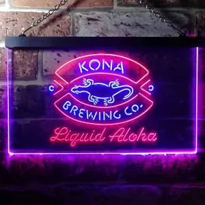 Kona Brewing Co. Logo 1 Neon-Like LED Sign