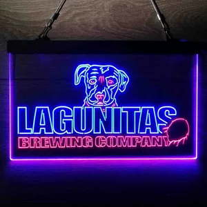 Lagunitas Brewing Company Dog Logo Neon-Like LED Sign