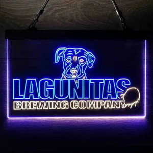 Lagunitas Brewing Company Dog Logo Neon-Like LED Sign