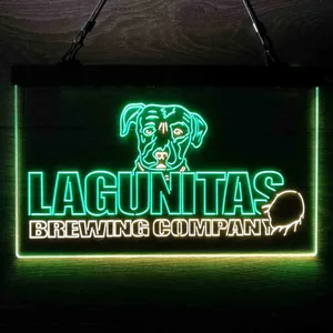 Lagunitas Brewing Company Dog Logo Neon-Like LED Sign