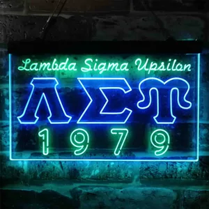 Lambda Sigma Upsilon 1979 Neon-Like LED Sign