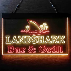 Landshark Bar and Grill Neon-Like LED Sign
