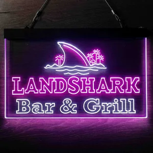 Landshark Bar and Grill Neon-Like LED Sign