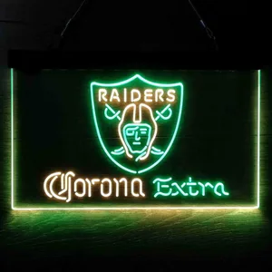 Las Vegas Raiders Corona Extra Neon-Like LED Sign