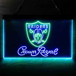 Las Vegas Raiders Crown Royal Neon-Like LED Sign