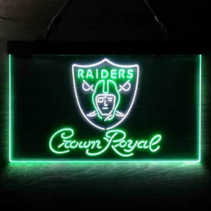 Las Vegas Raiders Crown Royal Neon-Like LED Sign