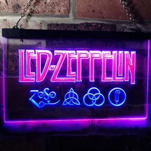 Led Zeppelin Logo 1 Neon-Like LED Sign