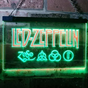 Led Zeppelin Logo 1 Neon-Like LED Sign
