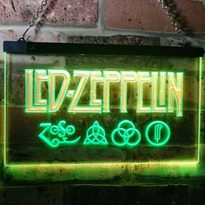 Led Zeppelin Logo 1 Neon-Like LED Sign