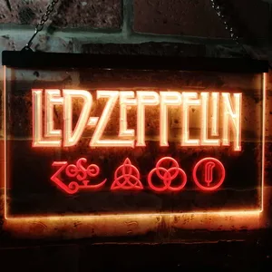 Led Zeppelin Logo 1 Neon-Like LED Sign