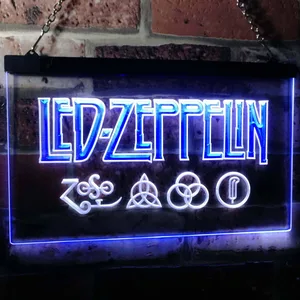 Led Zeppelin Logo 1 Neon-Like LED Sign