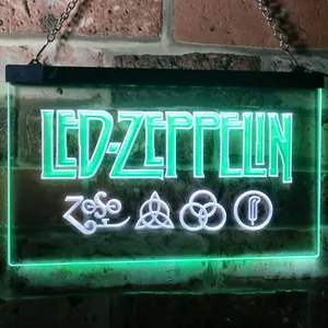 Led Zeppelin Logo 1 Neon-Like LED Sign