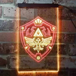 Legend of Zelda Hylian Shield Neon-Like LED Sign