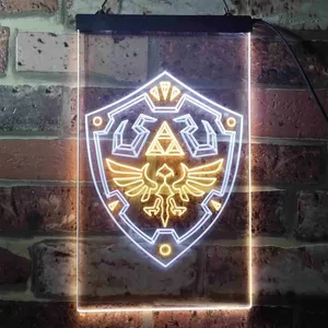 Legend of Zelda Hylian Shield Neon-Like LED Sign