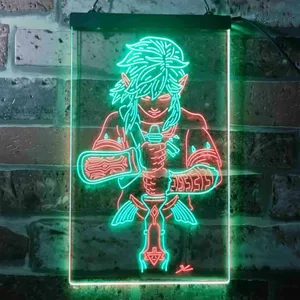 Legend of Zelda Link Neon-Like LED Sign