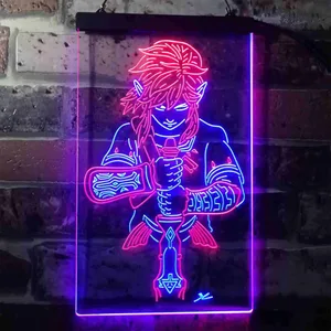 Legend of Zelda Link Neon-Like LED Sign