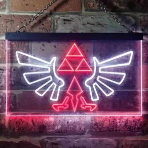 Legend of Zelda Triforce Neon-Like LED Sign
