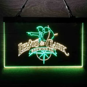 Lewis & Clark Brewing Co. Vintage Logo Neon-Like LED Sign