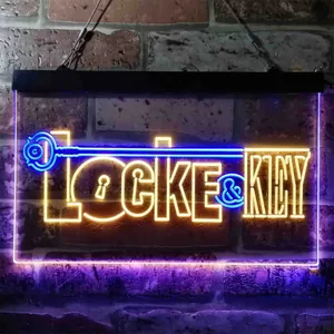 Locke & Key Neon-Like LED Sign