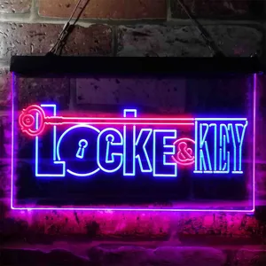 Locke & Key Neon-Like LED Sign