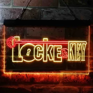 Locke & Key Neon-Like LED Sign