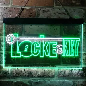 Locke & Key Neon-Like LED Sign