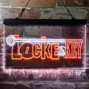 Locke & Key Neon-Like LED Sign