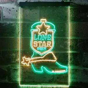 Lone Star Beer - Shoe Neon-Like LED Sign