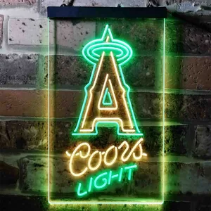 Los Angeles Angels Coors Light Neon-Like LED Sign