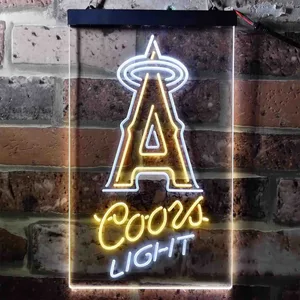 Los Angeles Angels Coors Light Neon-Like LED Sign