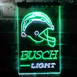 Los Angeles Chargers Busch Light 2 Neon-Like LED Sign