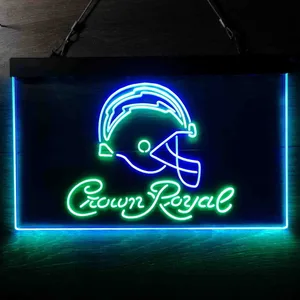 Los Angeles Chargers Crown Royal Neon-Like LED Sign