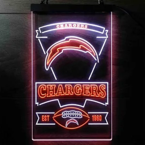 Los Angeles Chargers EST 1960 Neon-Like LED Sign