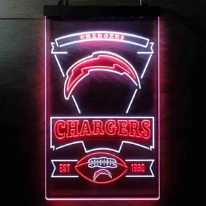 Los Angeles Chargers EST 1960 Neon-Like LED Sign