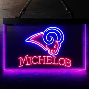 Los Angeles Rams Michelob Neon-Like LED Sign
