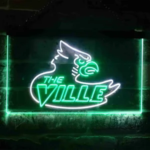 Louisville Cardinals The Ville Neon-Like LED Sign