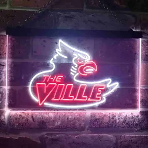 Louisville Cardinals The Ville Neon-Like LED Sign