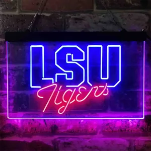 LSU Tigers Logo 2 Neon-Like LED Sign - Legacy Edition