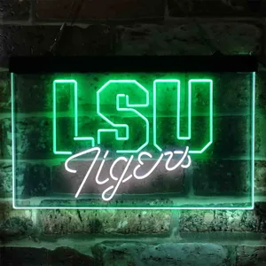 LSU Tigers Logo 2 Neon-Like LED Sign - Legacy Edition