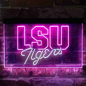 LSU Tigers Logo 2 Neon-Like LED Sign - Legacy Edition
