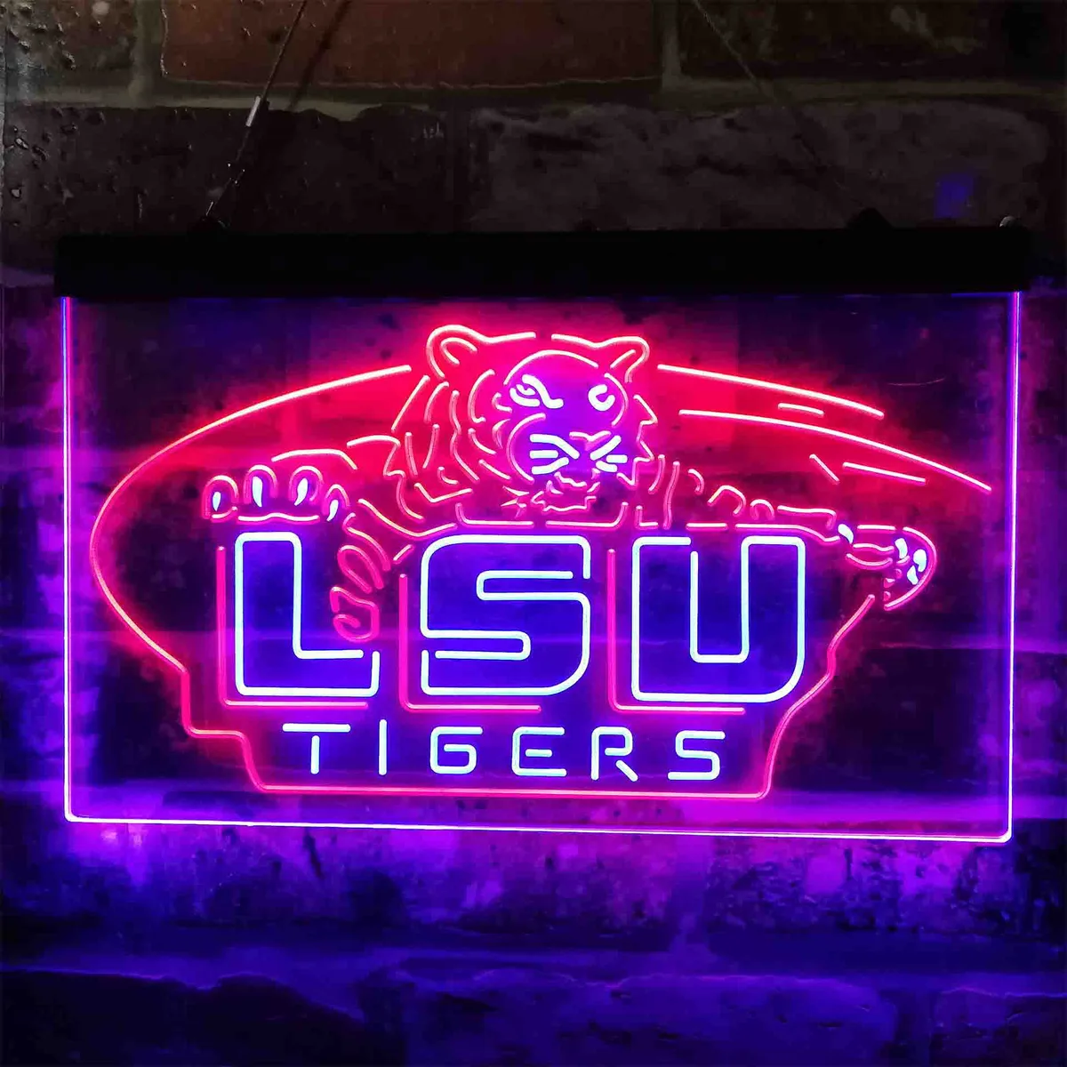 LSU Tigers Logo Neon-Like LED Sign - Legacy Edition