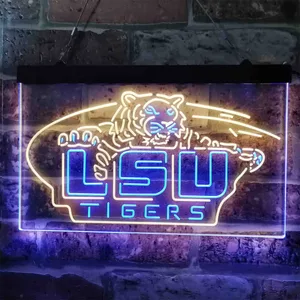 LSU Tigers Logo Neon-Like LED Sign - Legacy Edition