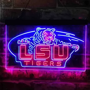LSU Tigers Logo Neon-Like LED Sign - Legacy Edition