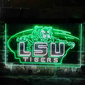 LSU Tigers Logo Neon-Like LED Sign - Legacy Edition