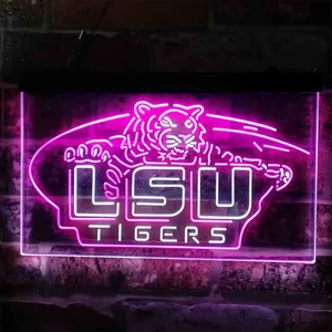LSU Tigers Logo Neon-Like LED Sign - Legacy Edition
