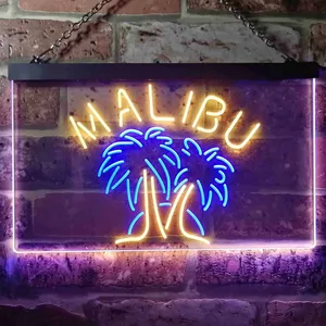 Malibu Logo 1 Neon-Like LED Sign