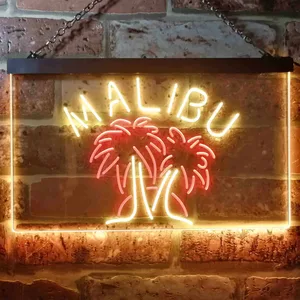 Malibu Logo 1 Neon-Like LED Sign